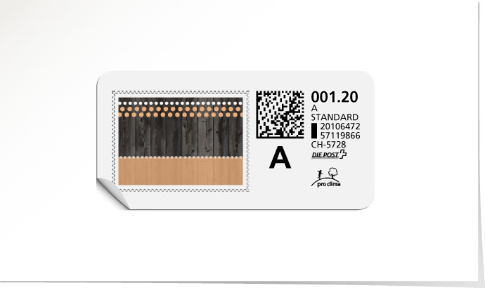 A-Post-Briefmarke 589/5 abricot