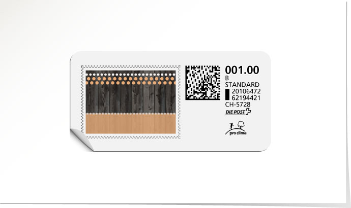 B-Post-Briefmarke 589/5 abricot