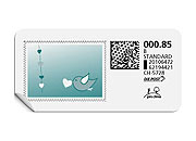 B-Post-Briefmarke 637