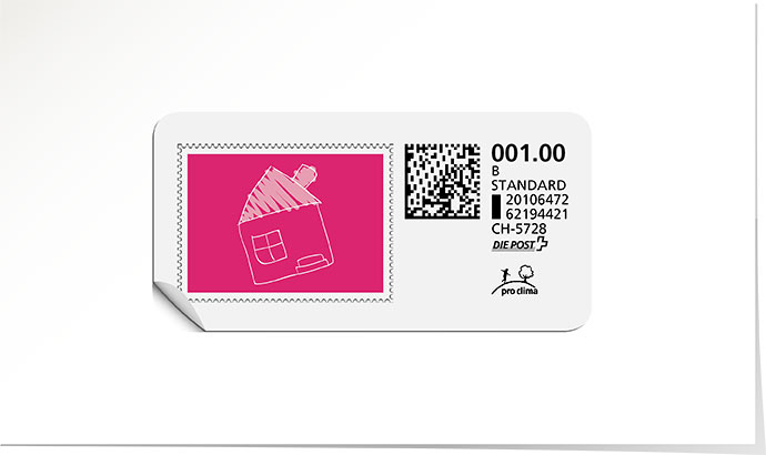 B-Post-Briefmarke 685 cosmo pink
