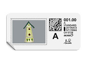 A-Post-Briefmarke 686