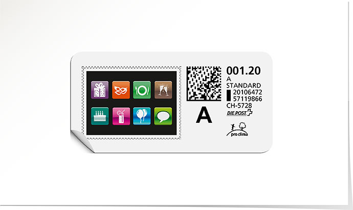 A-Post-Briefmarke 690/5 apfelgrün