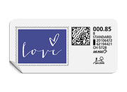 B-Post-Briefmarke 696
