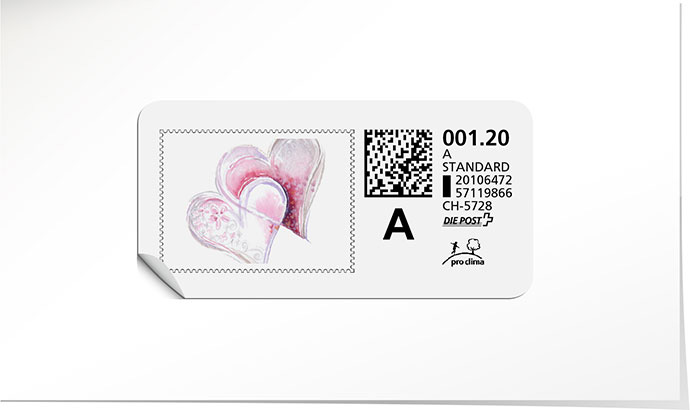 A-Post-Briefmarke 745 petunia