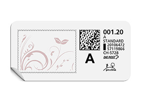 A-Post-Briefmarke 750