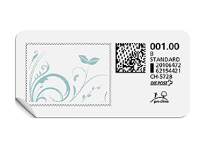B-Post-Briefmarke 750