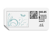 B-Post-Briefmarke 750