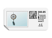B-Post-Briefmarke 753