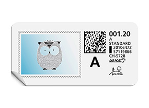 A-Post-Briefmarke 755