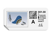 A-Post-Briefmarke 756