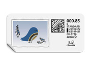 B-Post-Briefmarke 756