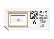 A-Post-Briefmarke 764