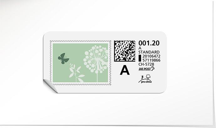 A-Post-Briefmarke 789 amande