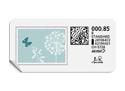 B-Post-Briefmarke 789