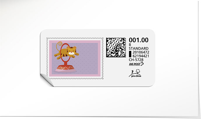 B-Post-Briefmarke 800 
