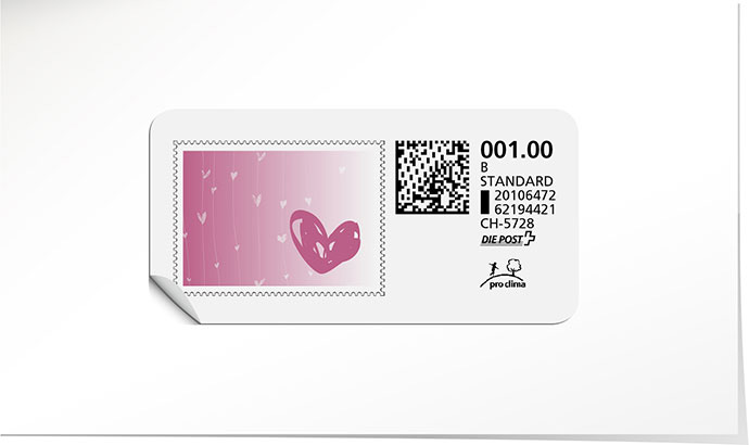 B-Post-Briefmarke 801 