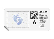 A-Post-Briefmarke 804