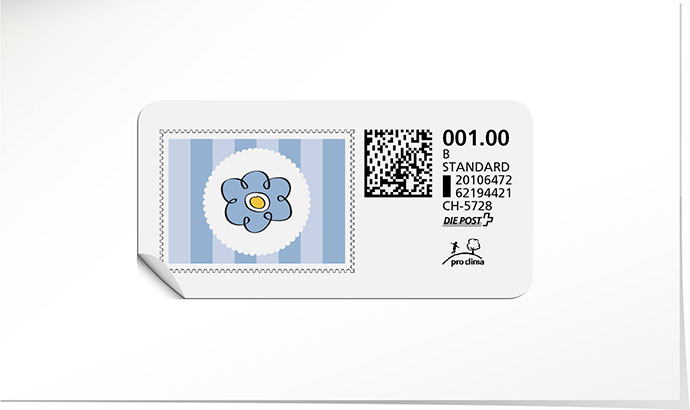 B-Post-Briefmarke 805 