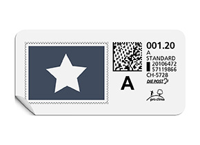 A-Post-Briefmarke 823