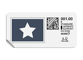 B-Post-Briefmarke 823