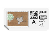A-Post-Briefmarke 851
