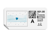 A-Post-Briefmarke 854