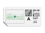 A-Post-Briefmarke 854