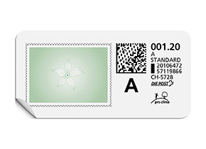 A-Post-Briefmarke 855