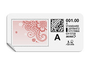 A-Post-Briefmarke 857
