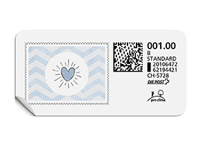 B-Post-Briefmarke 858