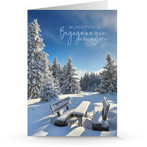 Weihnachtskarte 8989 wundervolle Begegnungen