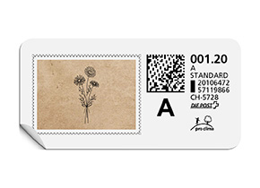 A-Post-Briefmarke 968 ficelle