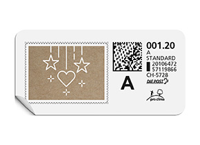 A-Post-Briefmarke 989 weiss