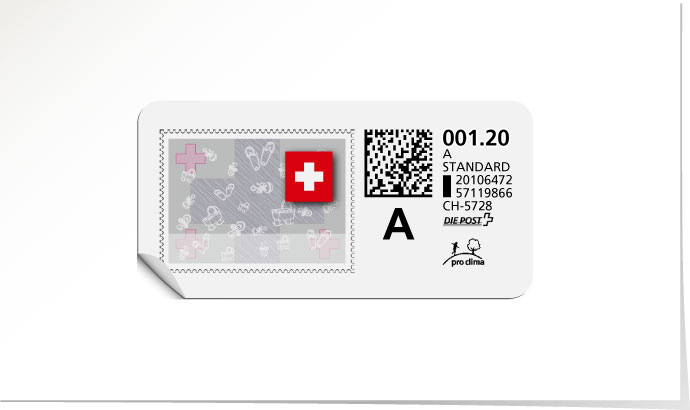 A-Post-Briefmarke 1259/5 pivoine