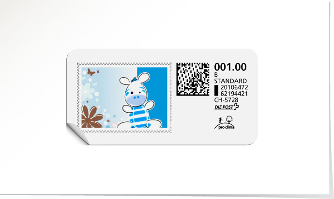B-Post-Briefmarke 1310/5 karibikblau