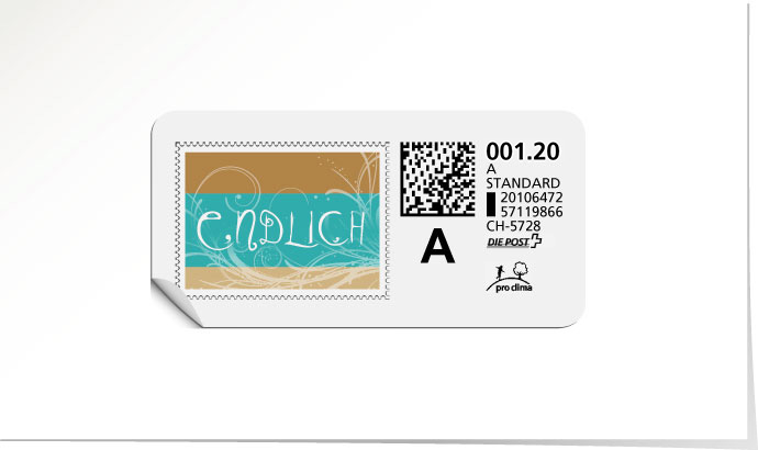 A-Post-Briefmarke 1328/5 ficelle