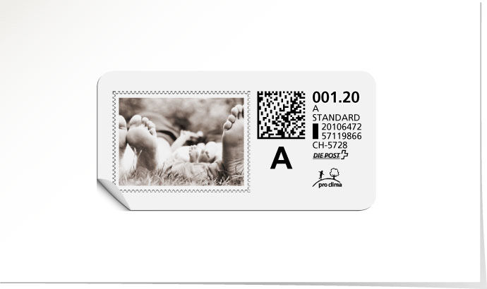 A-Post-Briefmarke 1333/5 weiss