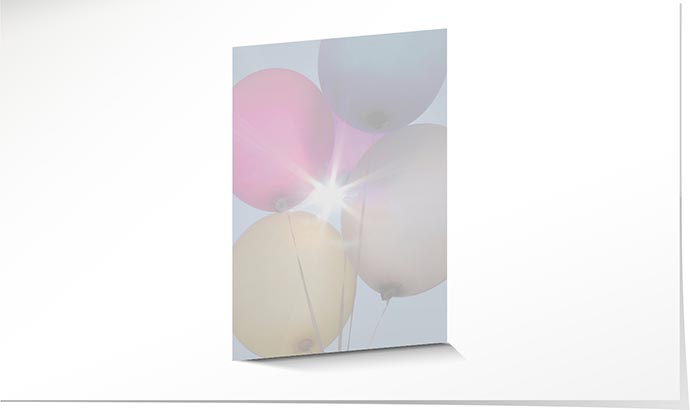 Briefpapier 484 mit Ballons