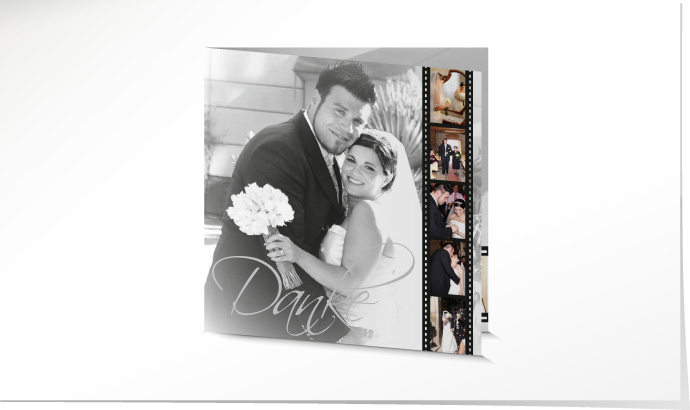 Dankeskarte Hochzeit 503A Dankeskarte Hochzeit