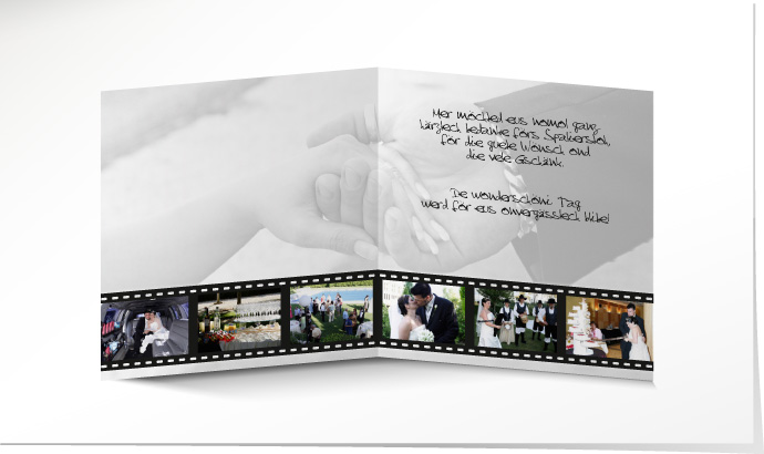 Dankeskarte Hochzeit 503A Dankeskarte Hochzeit