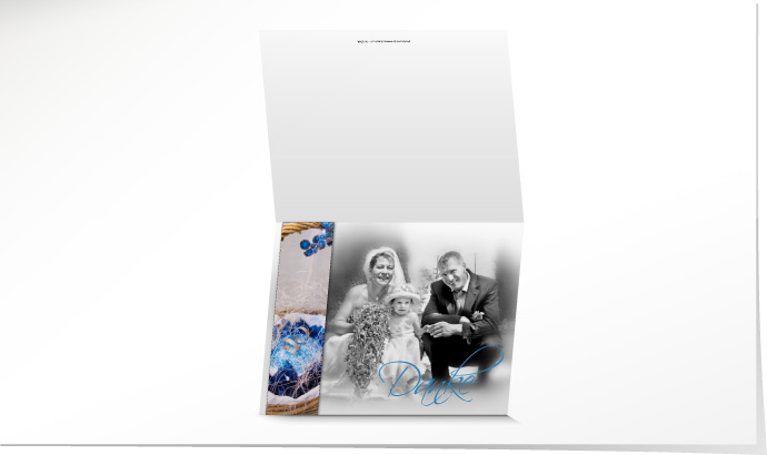 Dankeskarte Hochzeit 504A Dankeskarte Hochzeit