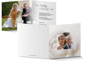 Dankeskarte Hochzeit 511A