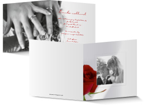 Dankeskarte Hochzeit 511B