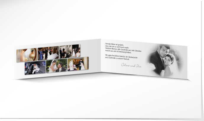 Dankeskarte Hochzeit 521 Dankeskarte Hochzeit