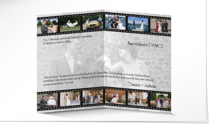 Dankeskarte Hochzeit 522 Dankeskarte Hochzeit