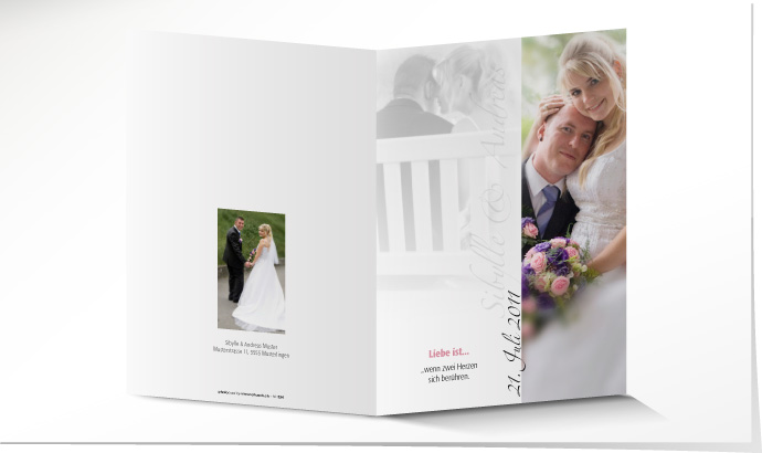 Dankeskarte Hochzeit 524 Dankeskarte Hochzeit