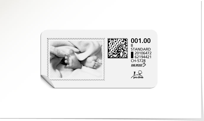 B-Post-Briefmarke 525/5 weiss
