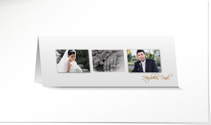 Dankeskarte Hochzeit 525 Dankeskarte Hochzeit
