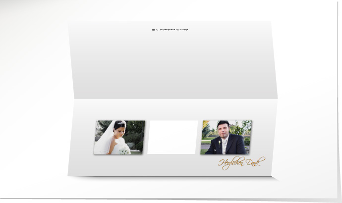 Dankeskarte Hochzeit 525 Dankeskarte Hochzeit