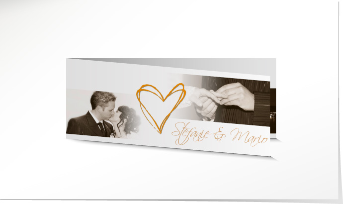 Dankeskarte Hochzeit 530B Dankeskarte Hochzeit